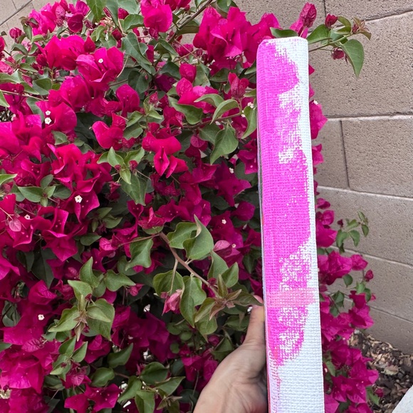 Original painting art acrylic on canvas lucky blissful elements 14*11 unframed - Picture 10 of 11